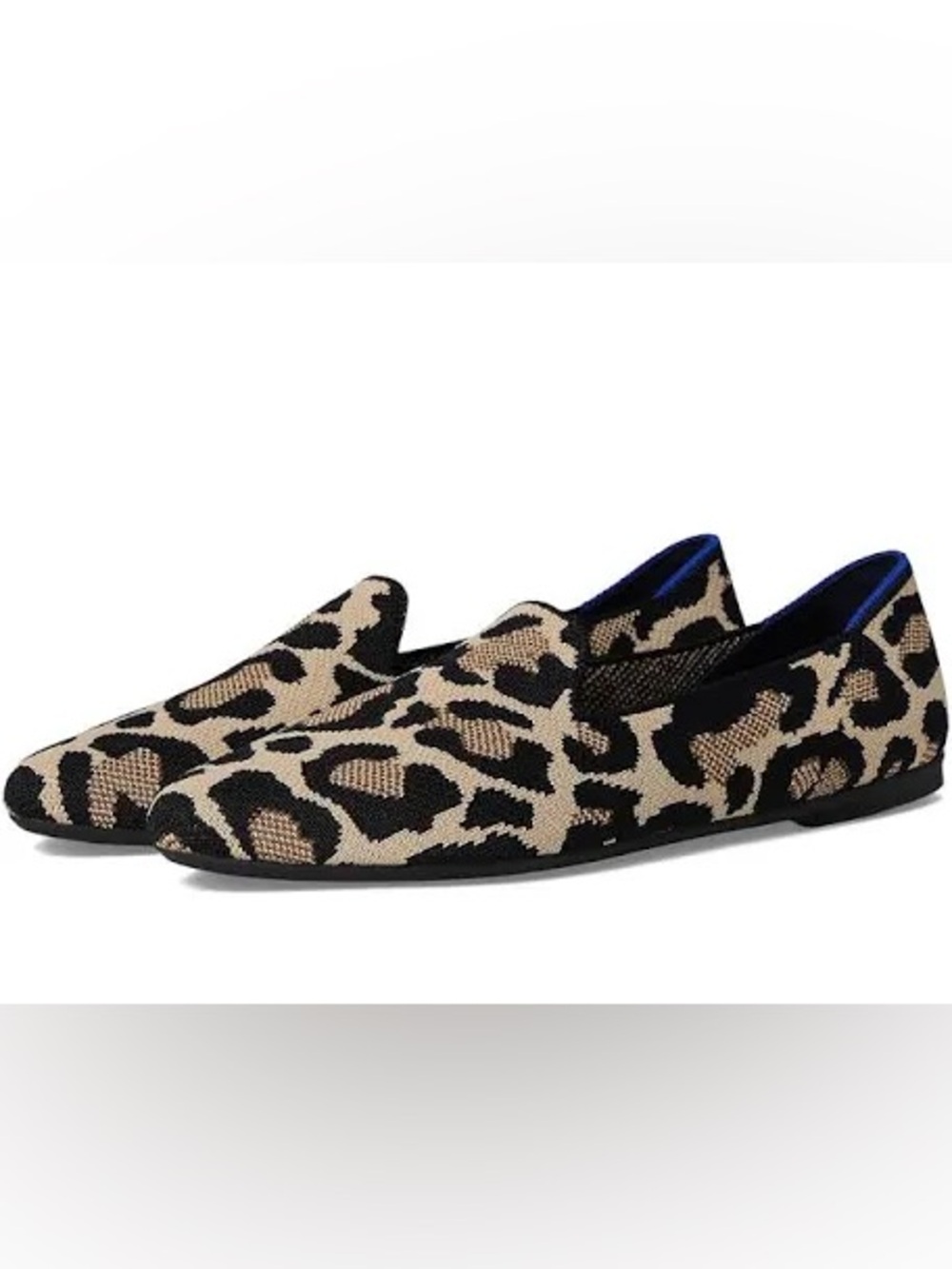 Rothy’s Women’s almond loafer desert cat  Leopard Print Slip-On Loafers